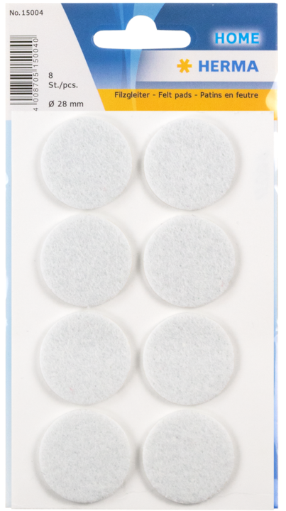 Actual product image Herma Filzgleiter (Felt gliders, 8 Piece)