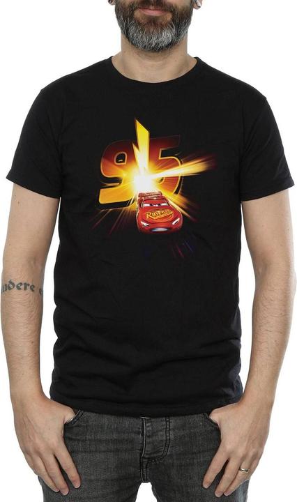 Immagine prodotto Disney Cars Lightning McQueen Burst Maglietta Uomo (M)