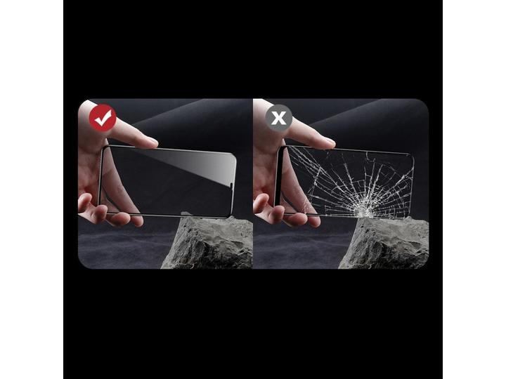 Actual product image Baseus 0.3mm Full-screen and Full-glass Tempered Glass Film(2pcspack+Pasting Artifact) for iP XS Max/11... (2 Piece, Apple iPhone XS Max, Apple iPhone 11 Pro Max)