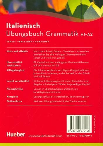 Produktbild Italienisch - Übungsbuch Grammatik A1-A2 (Deutsch, Italienisch, Collectif, 2024)