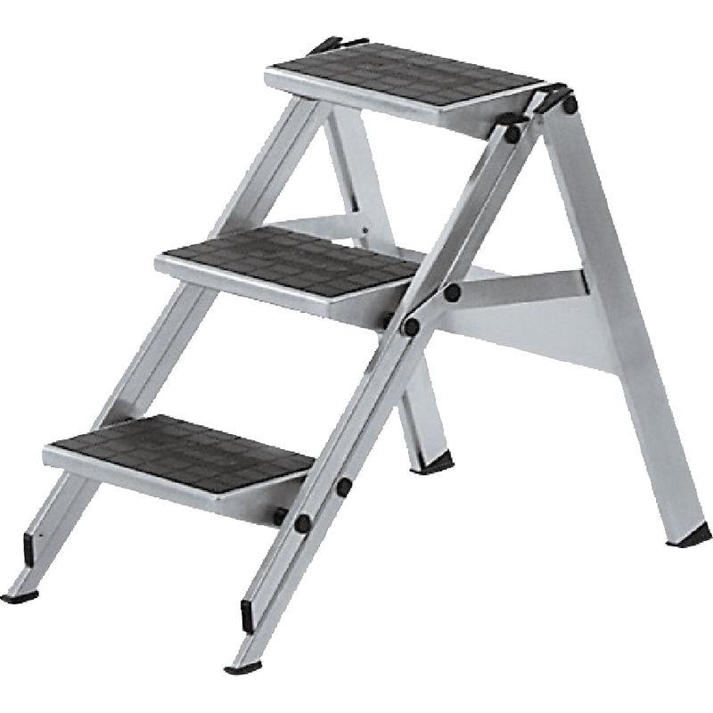 Zarges, Scala a pioli, Marchepied de sécurité Plazamax P 3 (Scala doppia, 114 cm)