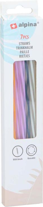 Productafbeelding alpina Rietje met borstel 7 stuks (7x)