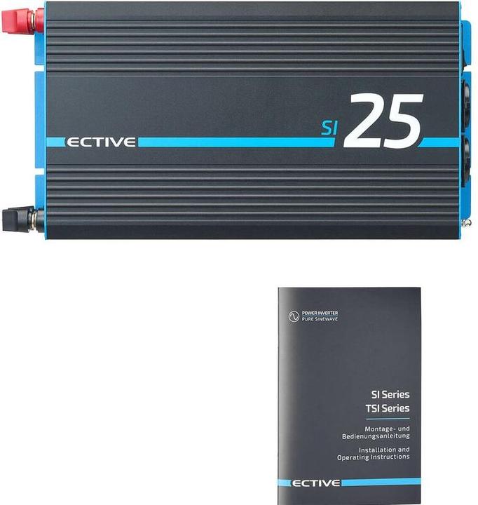 Immagine prodotto Ective SI252 Inverter a onda sinusoidale 2500W/12V
