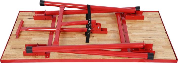 Actual product image Wiltec Workbench 120x62.5x83cm foldable workbench 300kg workbench workshop (62.50 cm, 120 cm)