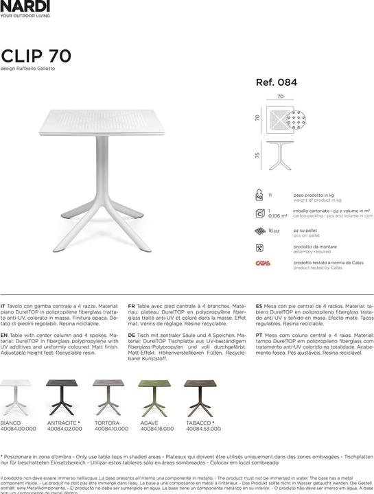 Immagine prodotto Nardi Clip (70 cm)