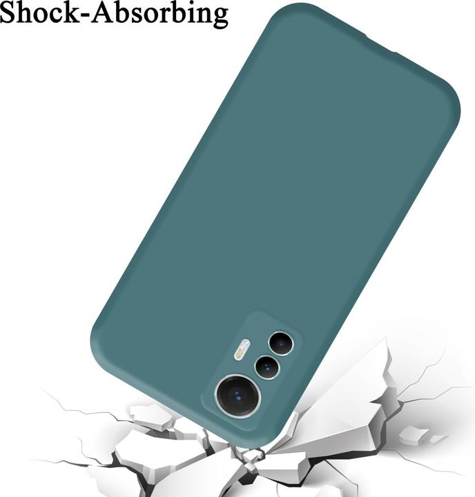 Actual product image Cadorabo TPU Liquid Silicone Case Cover for Xiaomi 12 LITE (Xiaomi 12 Lite)