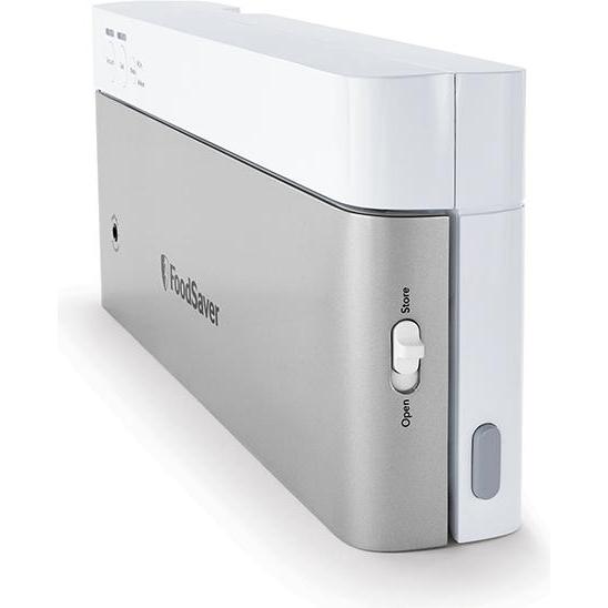 FoodSaver Foodsavers Slim Line Vacuumsysteem Wit, Vakuumiergerät, Weiss, Silber
