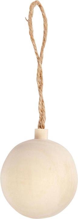 Creativ Company Boule en bois pour la décoration de Noël (1 -pièce)
