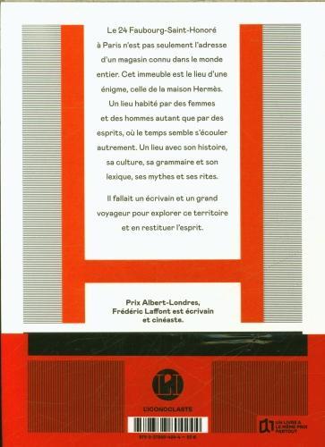 Actual product image Au 24 Faubourg-Saint-Honoré : Hermès, une maison (French, Laffont Frédéric, 2024)