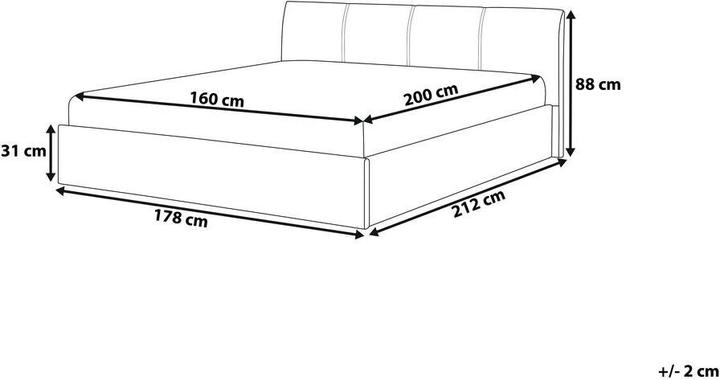 Actual product image Beliani Orbey (160 x 200 cm)
