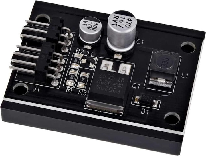Actual product image Phobya 4Pin PWM to 3Pin Transformer Single