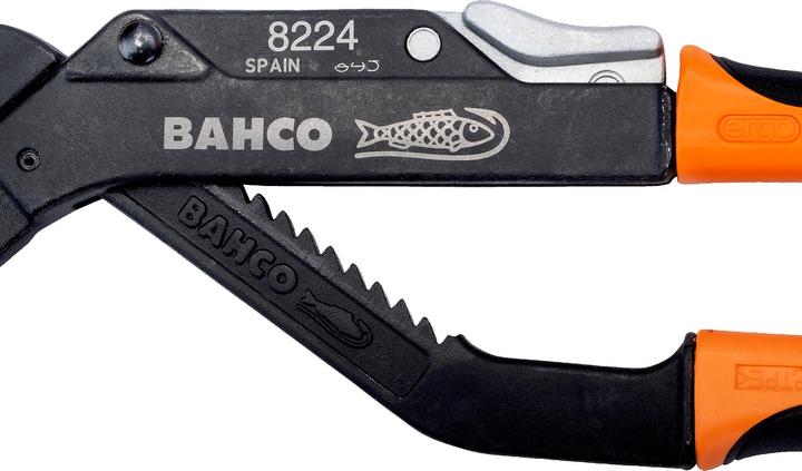 Produktbild Bahco ERGO Wasserpumpenzange mit Gleitgelenk und 2-Komponenten-Griff, brüniert 250 mm (250 mm)