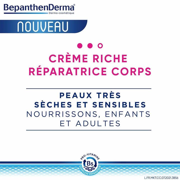 Image du produit Bepanthen Nourishing Body Repair Cream for Adults 400ml (Crème pour le corps, 400 ml)