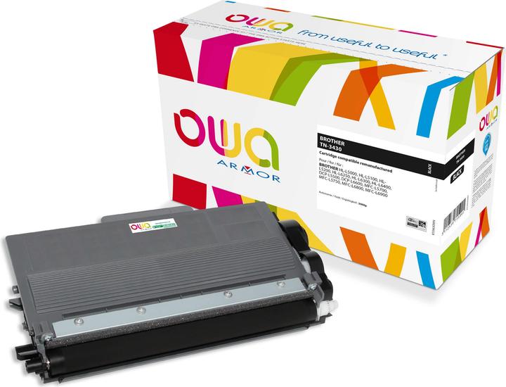 Image du produit Armor OWA Noir - compatible - remanufacturé - cartouche de toner (Alternative à : Brother TN3430) (CF)