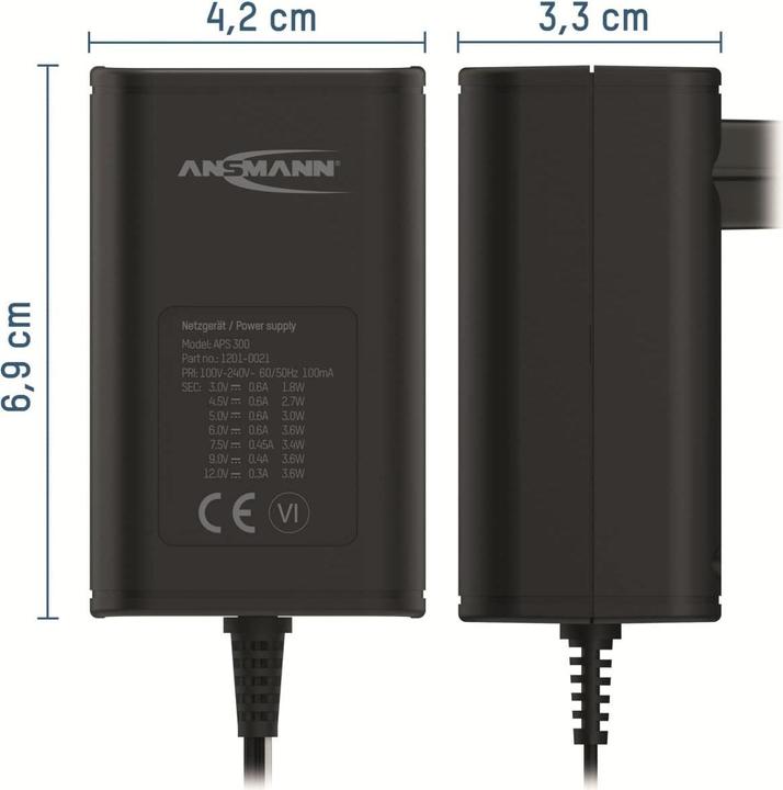 Image du produit Ansmann APS 300 NOUVEAU max. 3,6 W