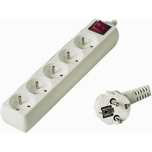 Thumbnail - PremiumCord, Steckdosenleiste, PP5K-03 power extension 5 AC outlet(s) White (5 x, CEE 7/5, 3 m)