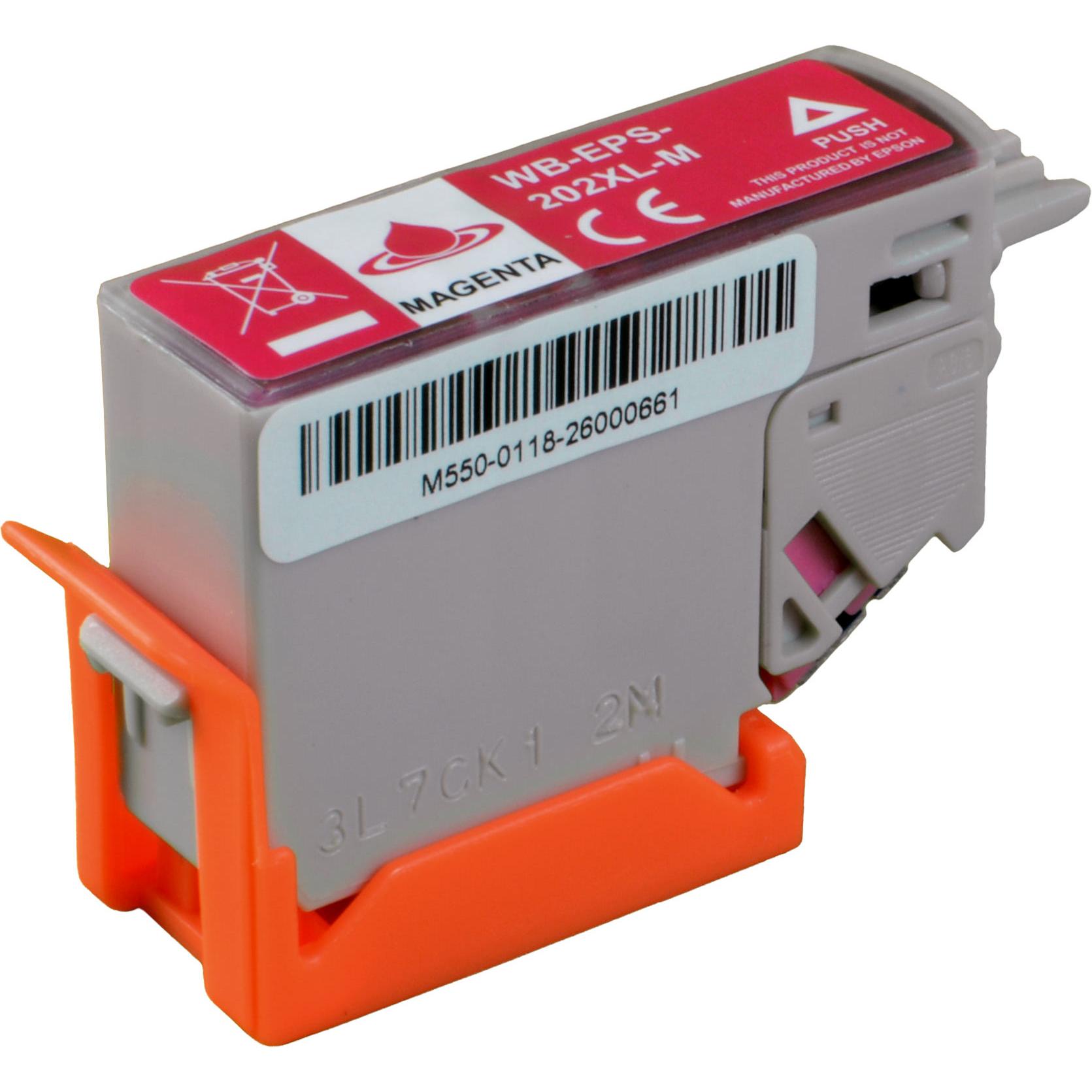 Ampertec, Druckerpatrone, Tinte ersetzt Epson C13T02H34010 202XL magenta (M)