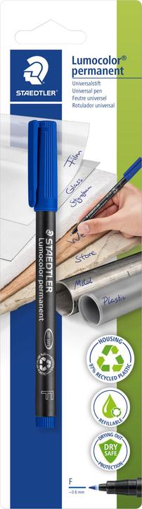 Magni Foil pen Lumocolor F permanent blue (1x)