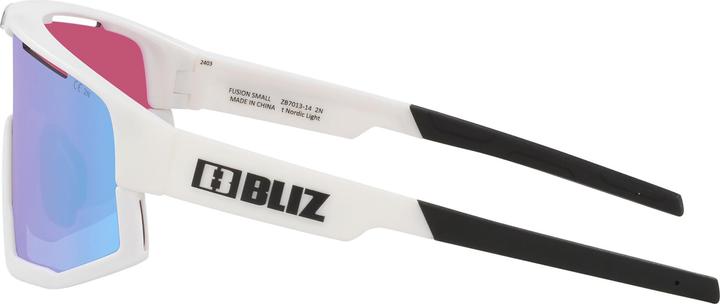 Produktbild Bliz Fusion Small Nano Optics Nordic (matt white, Nano Optics Nordic Light Violet w Blue multi)