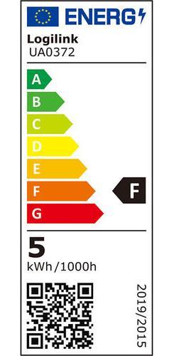 Energie-Label LogiLink Andrea (500 lm)