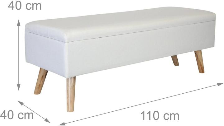 Relaxdays Sitzbank (110 cm)