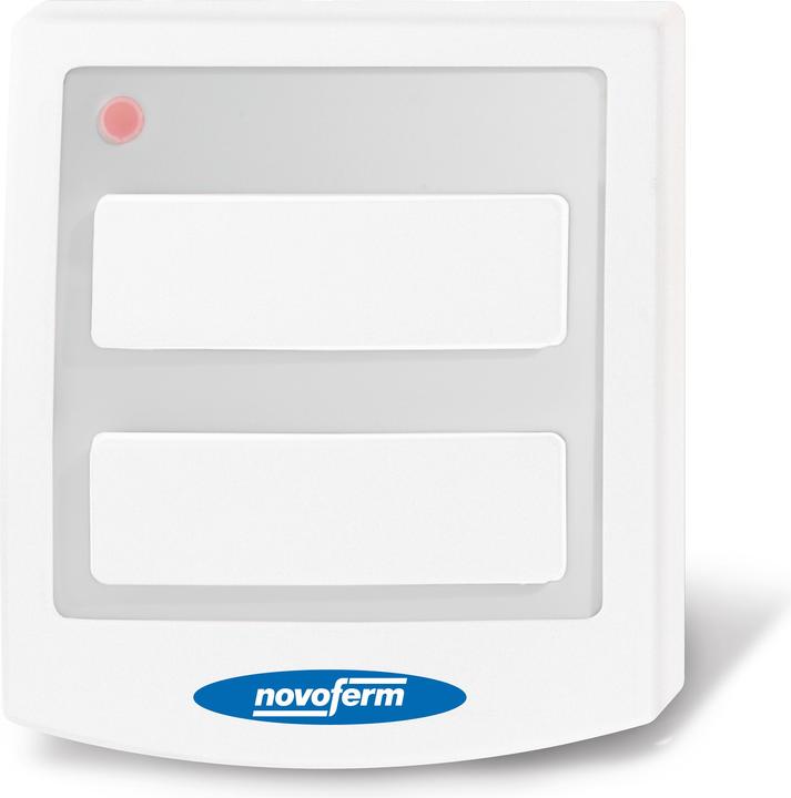 Produktbild Novoferm Funk-Innentaster Signal 111 Farbe weiss, 2-Kanäle, Frequenz 433 MHz
