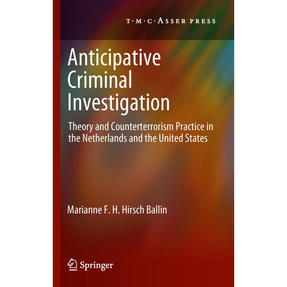 Anticipative Criminal Investigation, Fachbücher