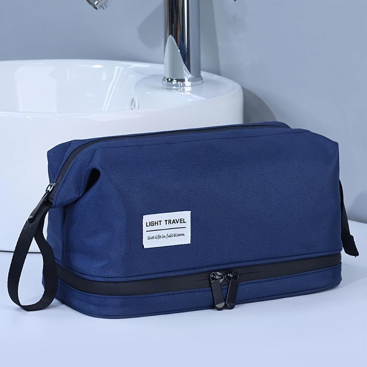 Only-Bags.Store Large capacity travel toiletry bag with multiple compartments, for business trips and gifts