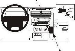 Immagine prodotto Brodit 853224 Supporto per auto Jeep Wrangler