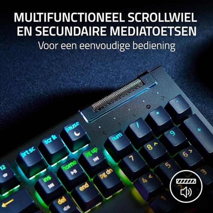 Produktbild Razer Klawiatura BlackWidow V4 X Green (RZ03-04700100-R3M1) (US, Kabelgebunden)