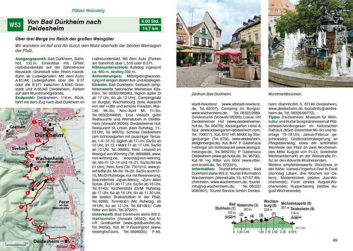 Nährwerte und Zutaten Pfälzer Weinsteig (Deutsch, Jürgen Plogmann, 2022)