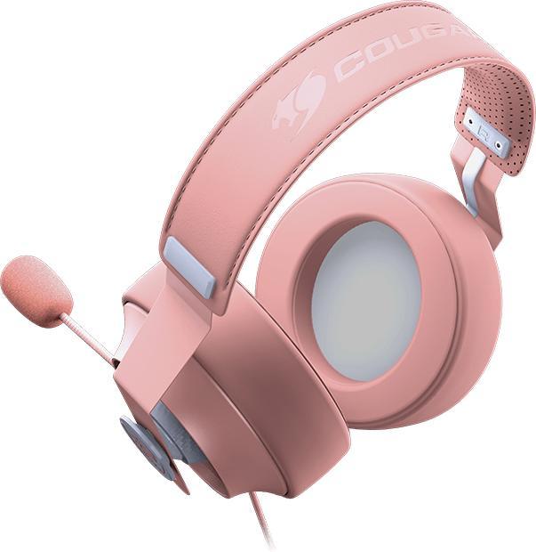 Produktbild Cougar Gaming Phontum S Pink Kopfhörer Verkabelt Kopfband (Kabelgebunden)