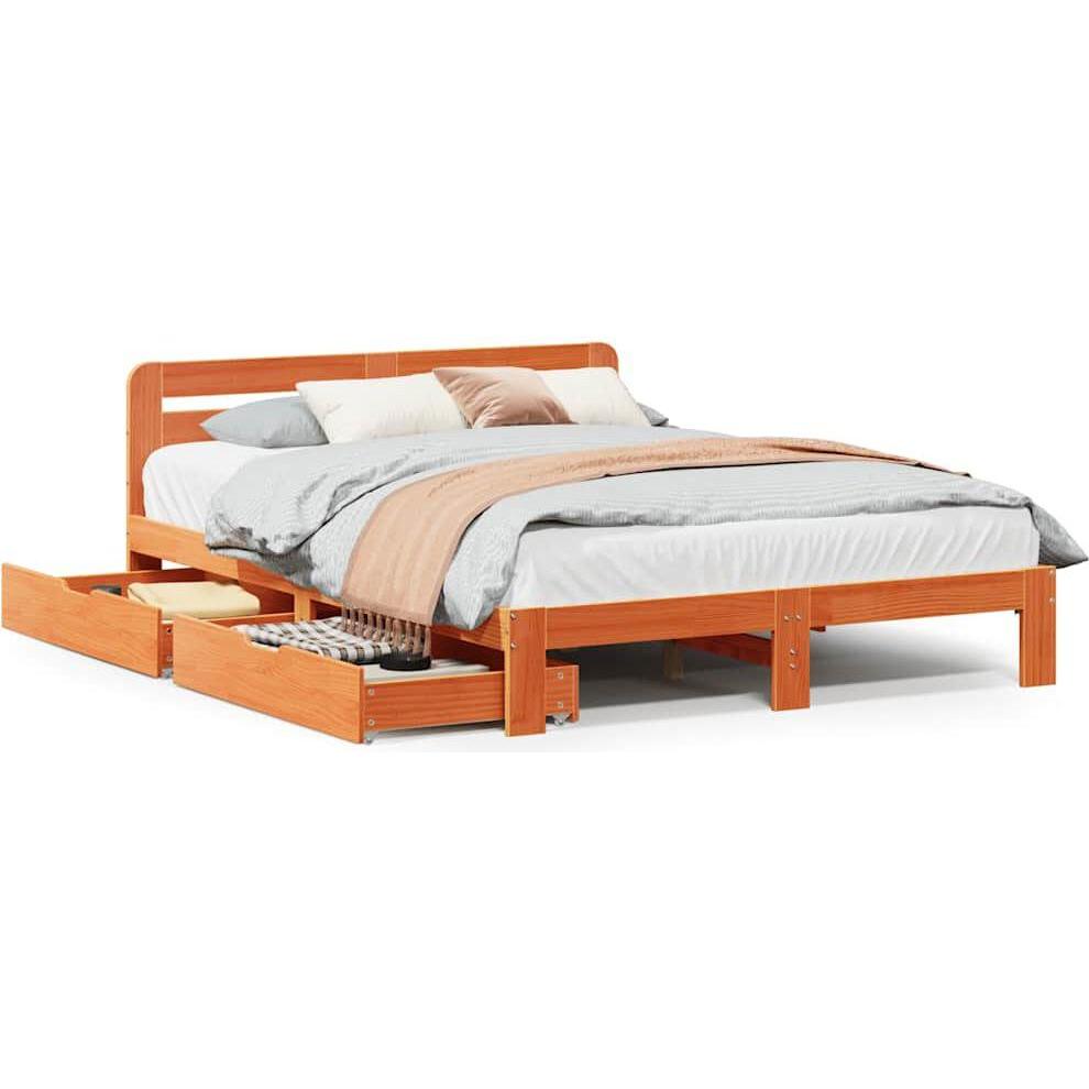 VidaXL, Bett, Lianne (140 x 190 cm)