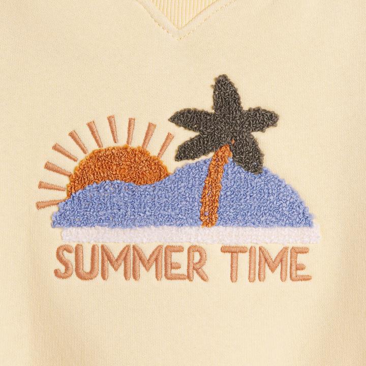 Produktbild La Redoute Collections Sweatshirt mit Stickerei und Rundhalsausschnitt (104)