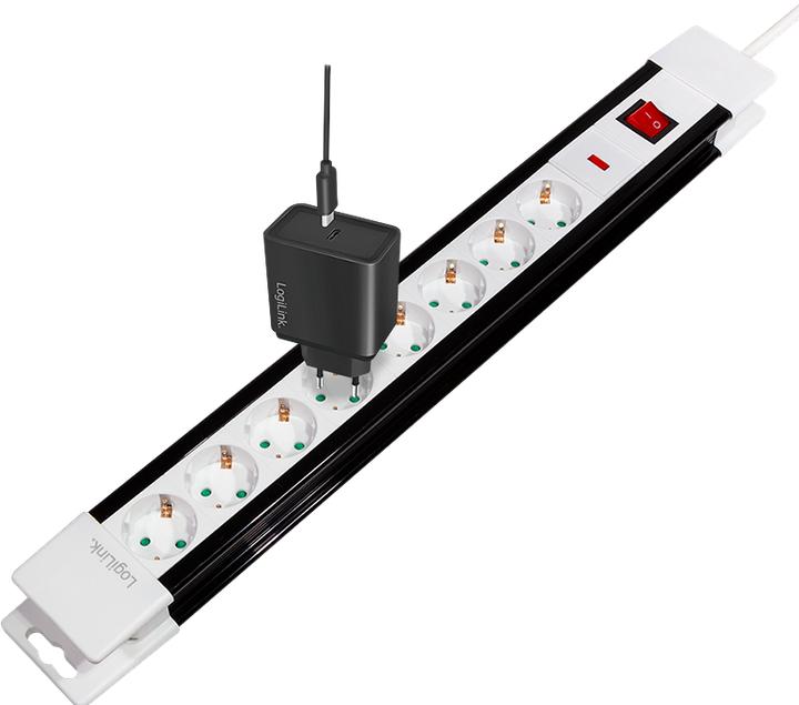 Actual product image LogiLink socket strip (8 x, CEE 7/3, 3 m)