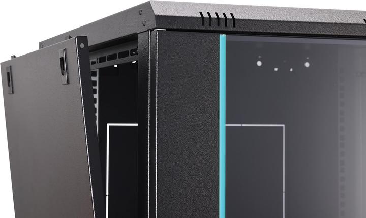 Actual product image Digitus 16HE Wandgehäuse, Dynamic-N 600 x 600 mm, unmontiert, schwarz (16 RU, 19 inch rack)