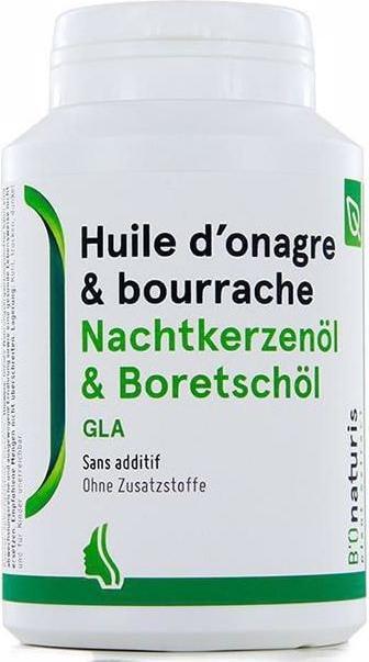 Produktbild B'Onaturis Nachtkerzen + Borretschöl 500 mg 180 Kapseln (180 Stück, Kapseln, 137 g)
