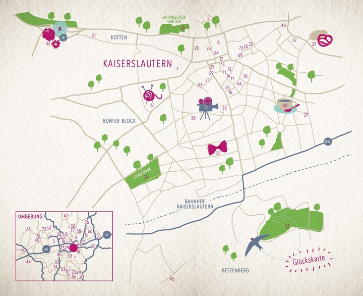 Produktbild Glücksorte in Kaiserslautern (Deutsch, Holger Wienpahl, Sabine Wienpahl, 2021)