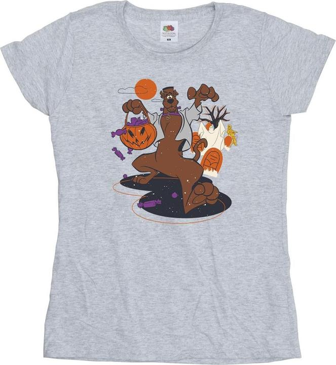 Actual product image Scooby Doo Womens/Ladies Monsters Pumpkin T-Shirt (M)