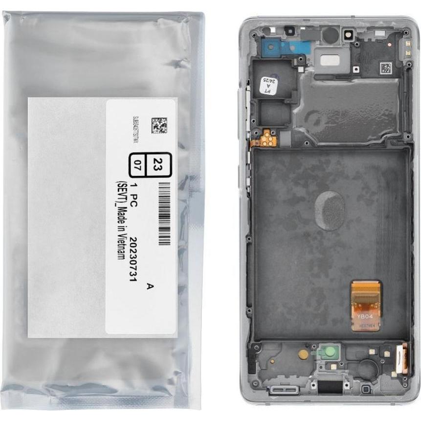 Samsung LCD display! ServicePack LCD Display S20 FE 4G/5G G780F/G781F GH82-31329B White (Display), M