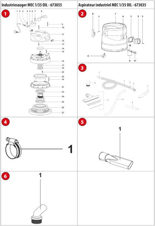 Immagine prodotto Proton Estrattore d'olio MEC 1/35 OIL (Aspirapolvere a umido e a secco)