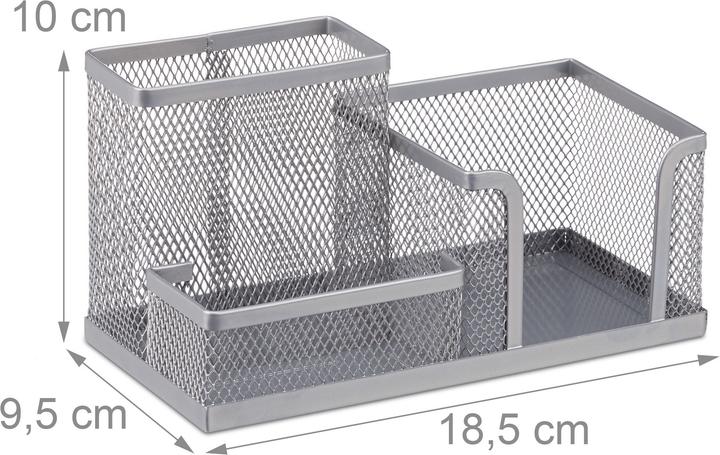 Actual product image Relaxdays Desk Organizer with Note Box