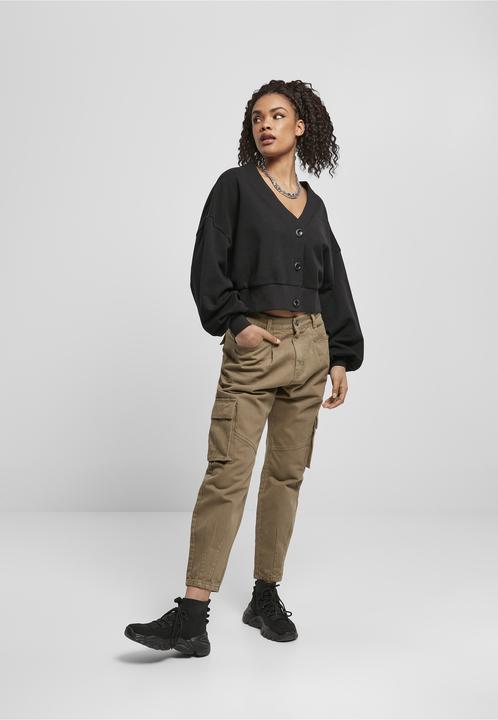 Actual product image Urban Classics Ladies Organic Oversized Short Terry Cardigan (5XL)