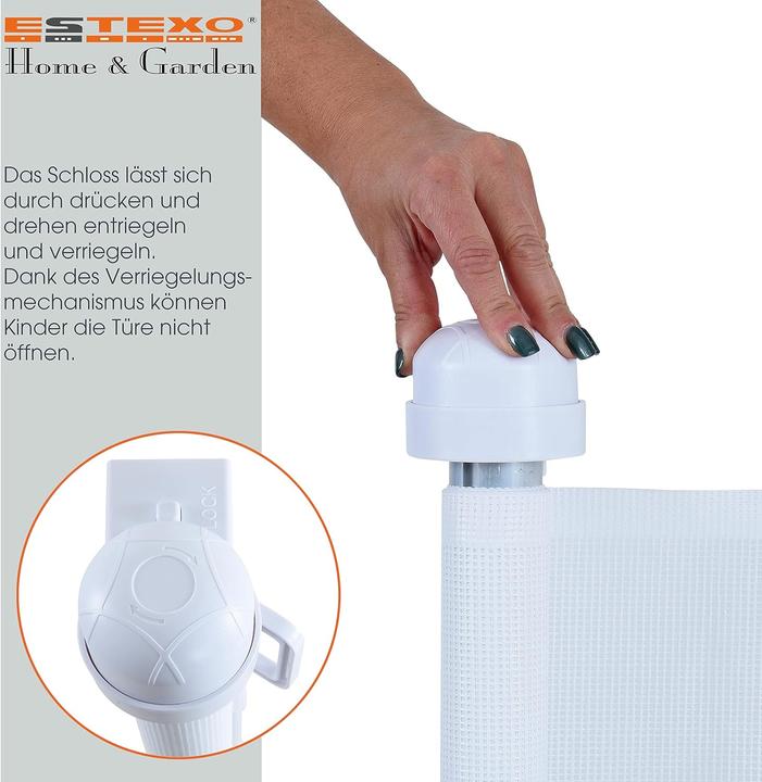 Immagine prodotto Estexo Tenda a rullo di protezione per scale (140 cm)