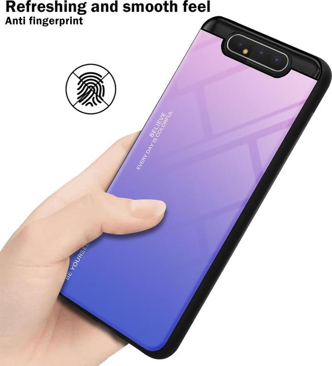 Actual product image Cadorabo TPU 2 colors glass cover (Samsung Galaxy A80)