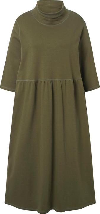 Immagine prodotto Ulla Popken Jersey-Maxikleid, Stehkragen, 3/4-Arm (54)