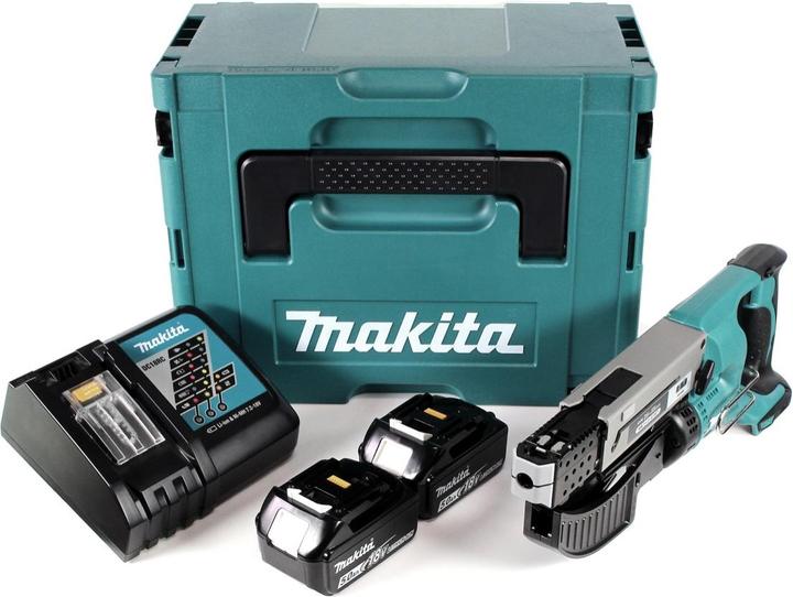 Produktbild Makita 18V Akku-Magazinschrauber DFR550RTJ 2x 5.0Ah Akku
