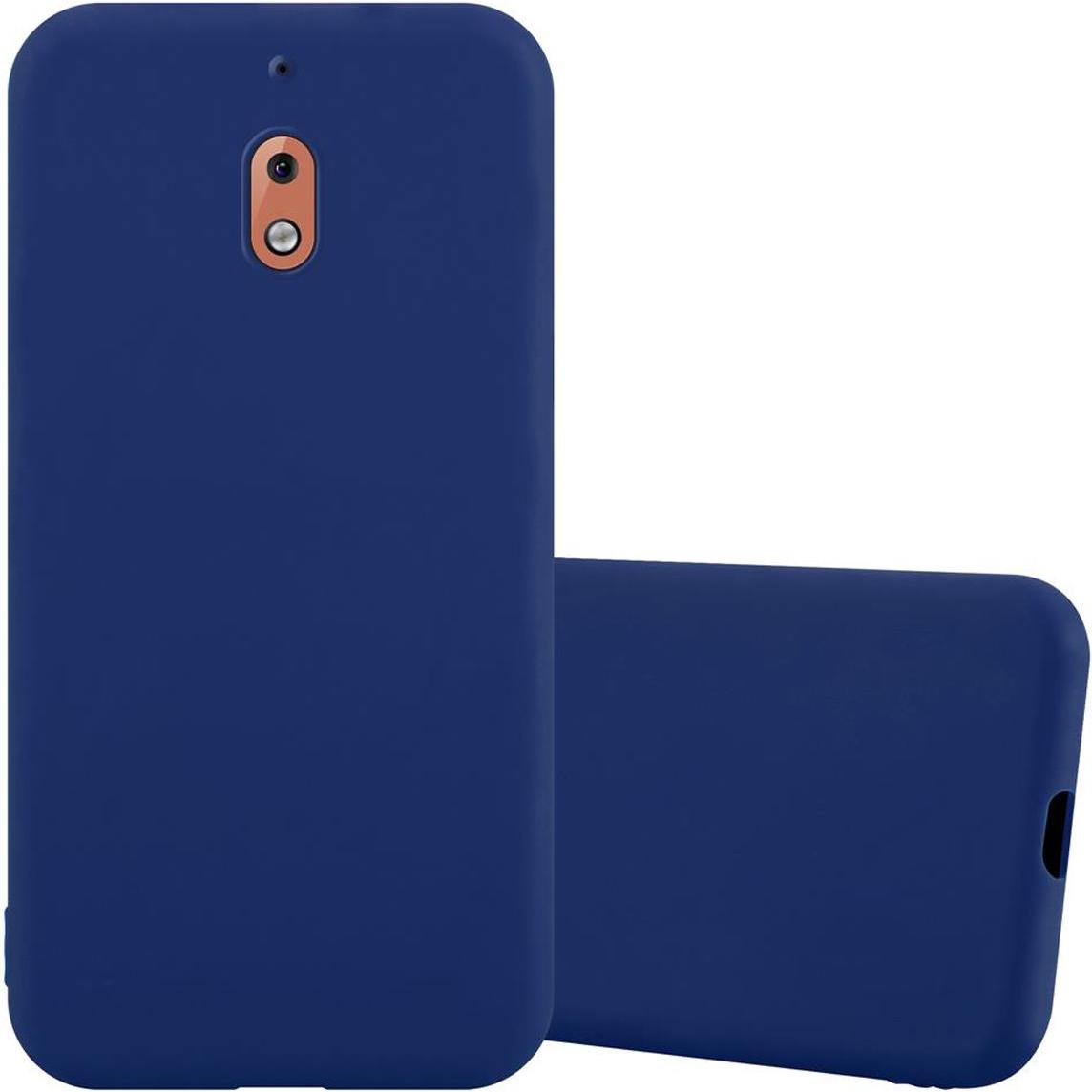 Cadorabo TPU Candy Cover (Nokia 2.1), Smartphone Hülle, Blau