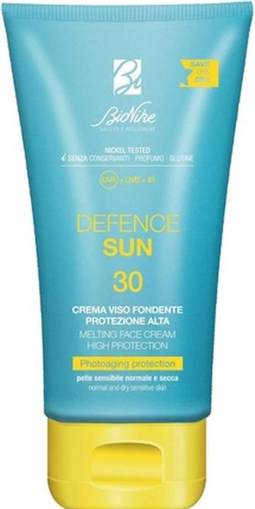Produktbild BioNike Defence Sun Face Cream 30+ for Normal and Dry Skin Antioxidant Waterproof and Non-Adhesive T (Sonnencreme Gesicht, SPF 30, 50 ml, 0.05 g)