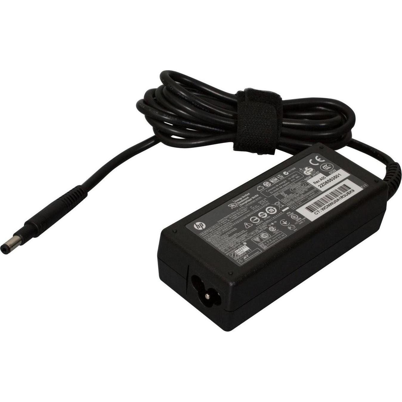 HP 693715-001 AC-Adapter (65 W), Notebook Netzteil, Schwarz